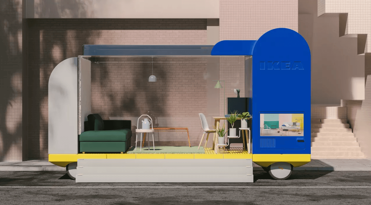 Ikea cria showroom em carro autônomo