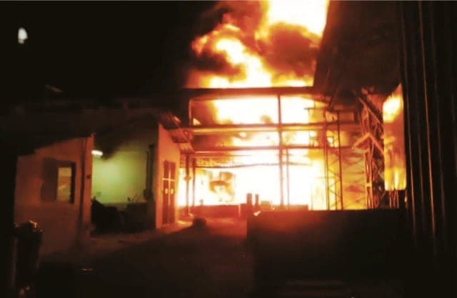 Incêndio atinge fábrica de MDF da Floraplac no Pará