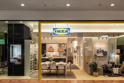 Loja conceito IKEA permite que cliente veja a casa dos sonhos