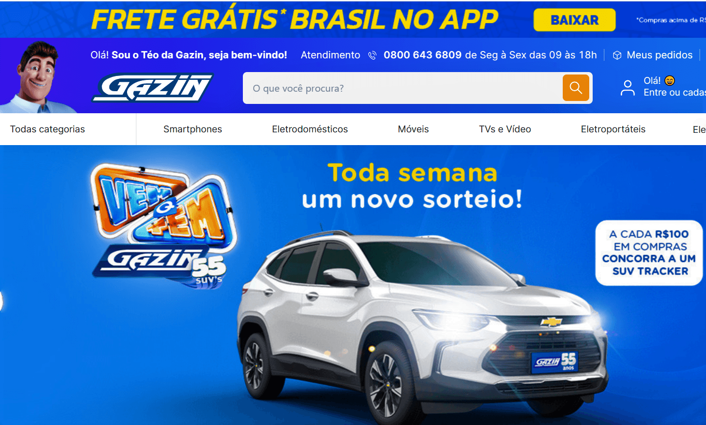 Modernização da plataforma gera faturamento recorde para Gazin