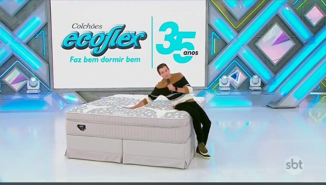 A ação conta com o apresentador Celso Portiolli destacando os 35 anos da empresa e atestando a qualidade dos produtos