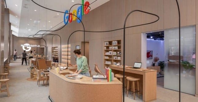 Primeira loja física Google tem mobiliário de cortiça portuguesa