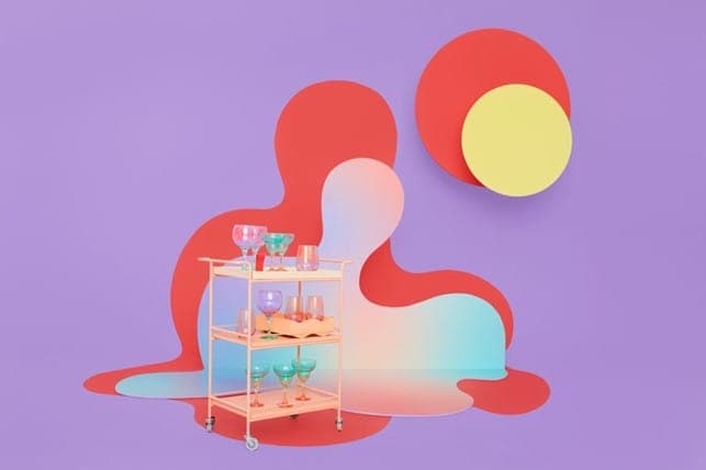A linha conta com itens, entre móveis, decorações e acessórios de moda