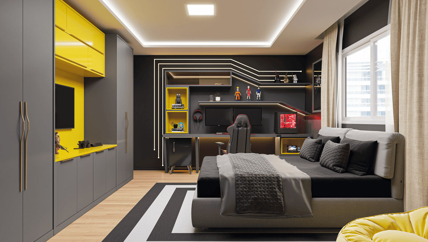Rimo inova na linha de planejados com Quarto Game