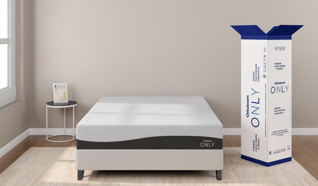 Colchão Only conta com a Tecnologia Antiviral V-Protect, desenvolvida a partir da aplicação de íons de prata na malha do colchão