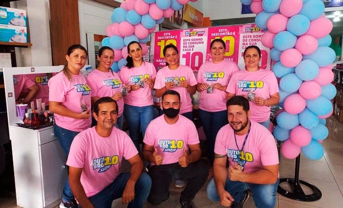 Campanha Outubro é 10 do Grupo Gazin