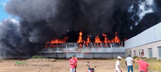 Incêndio de grandes proporções atinge CD da Sergilar em Sergipe