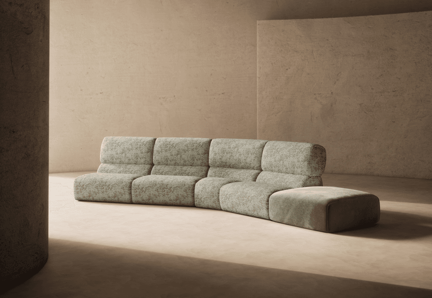 Natuzzi Italia apresenta sofá Momento, parceria com Simone Bonanni