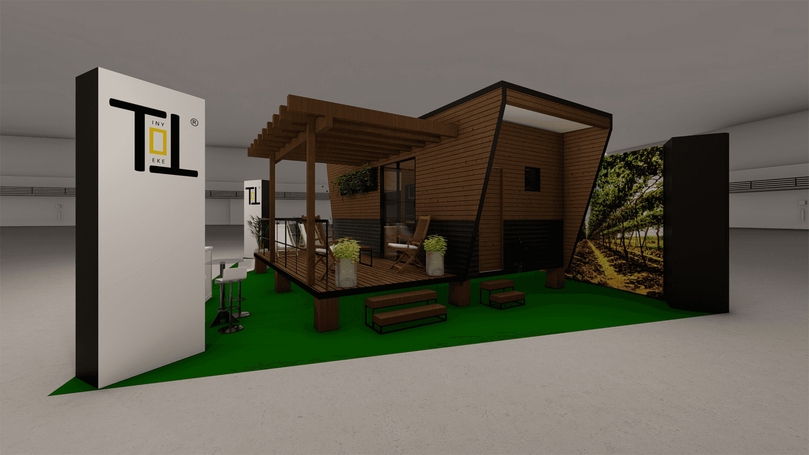 Mini casa será exposta na Movelsul 2025, em Bento Gonçalves