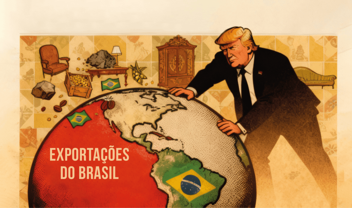 Tarifaço faz Brasil perder US$ 15 milhões de exportações aos EUA