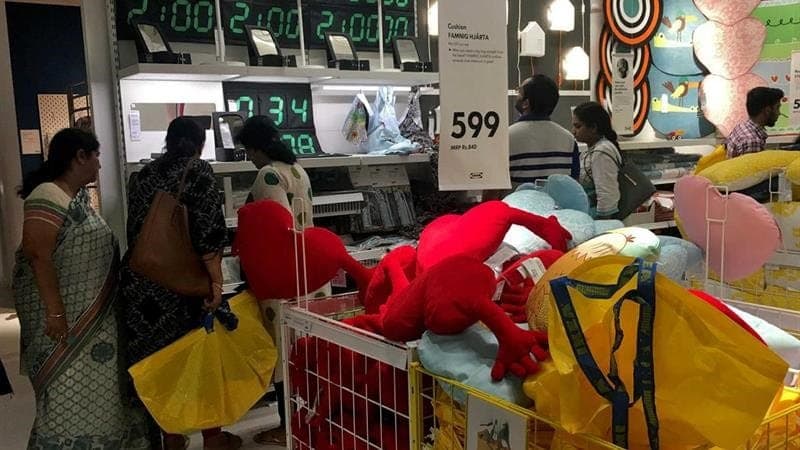 Ikea vai às casas para saber vender na Índia