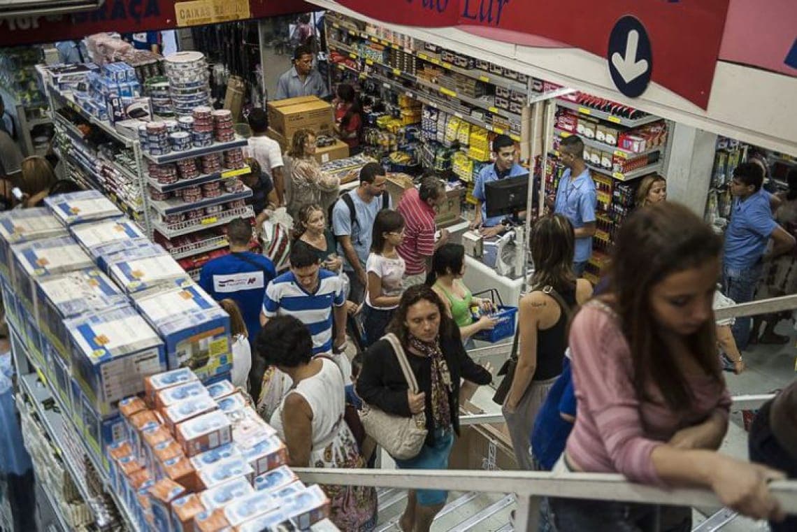 Vendas cearenses crescem 0,4% em janeiro