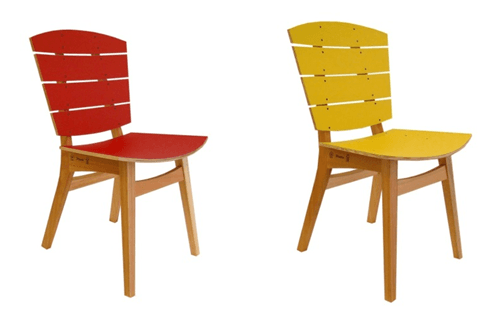 Empresa catarinense celebra Bauhaus com cadeiras de PET