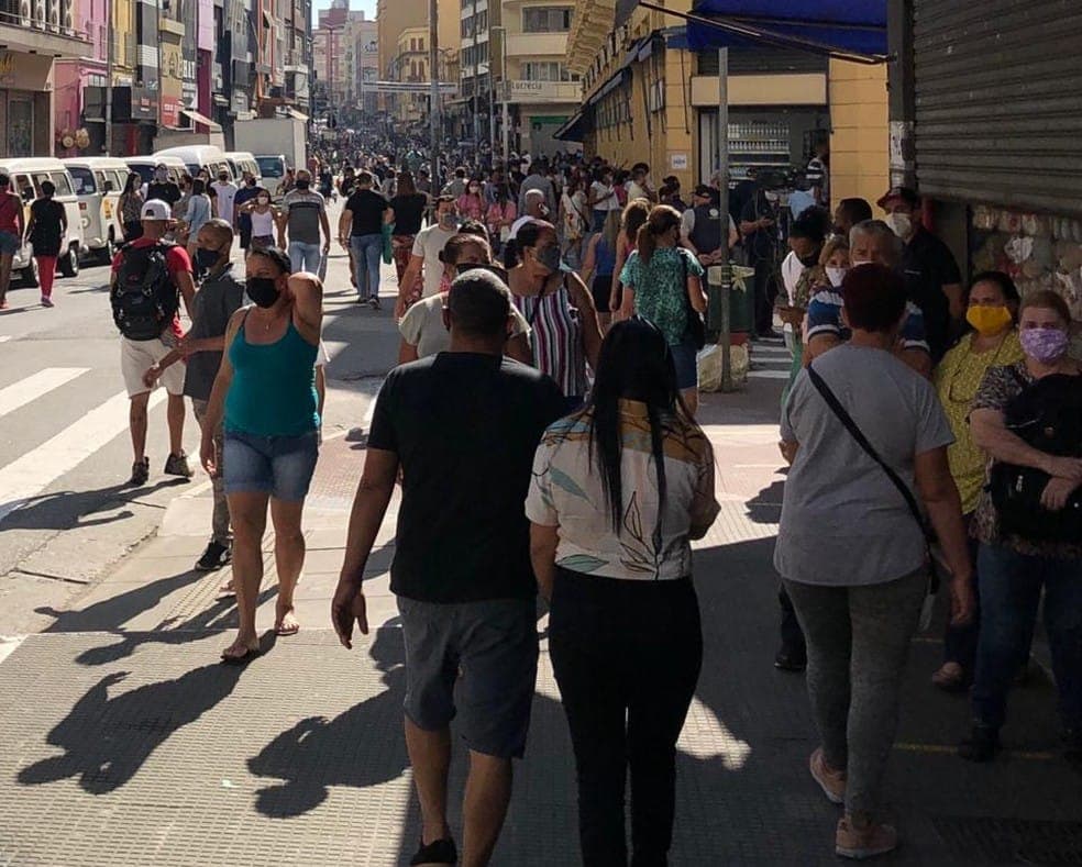 Vendas têm crescimento médio de 35,2% na reabertura em São Paulo