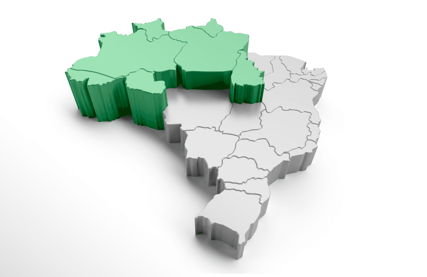 No mapa da retomada do nível de atividade do comércio de rua, os Estados da Região Norte se destacam quando analisados sob a ótica da circulação de consumidores