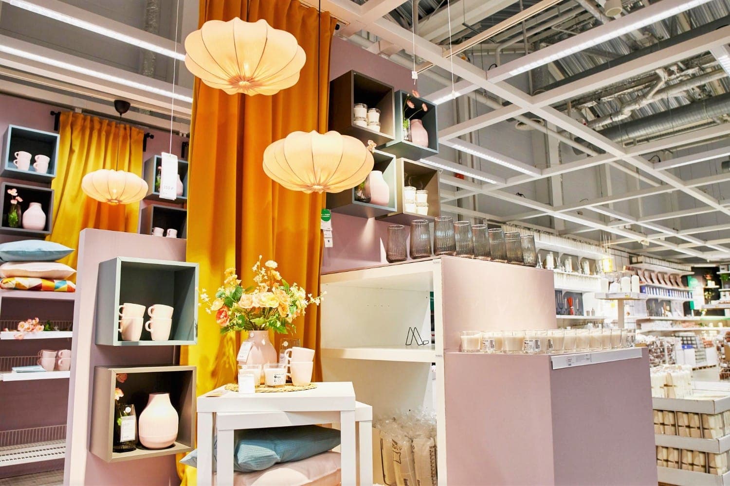 Interior de uma loja da Ikea