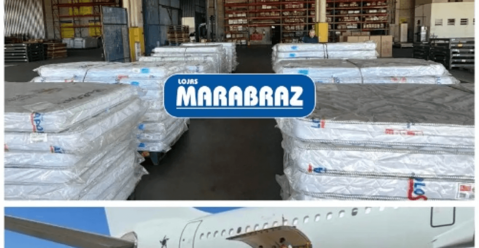 Marabraz doa colchões para vítimas do Rio Grande do Sul