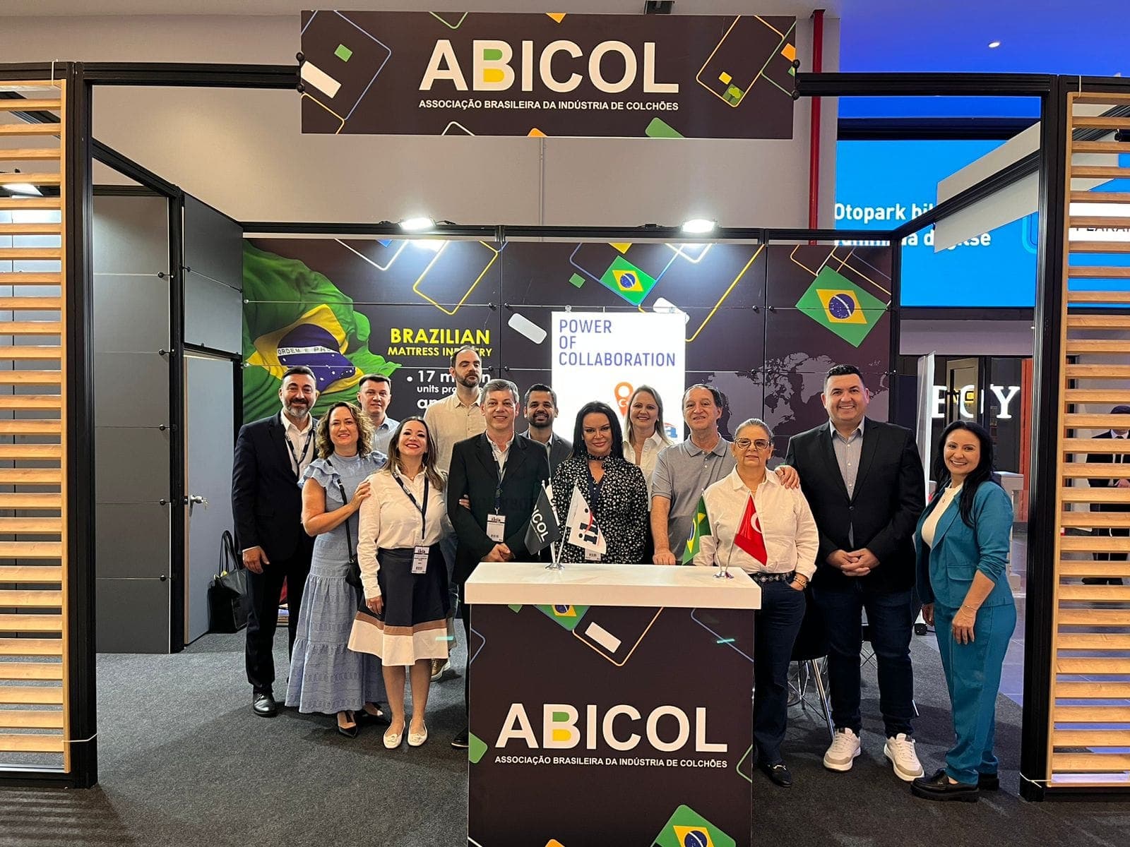Estande Abicol Connection na IBIA EXPO