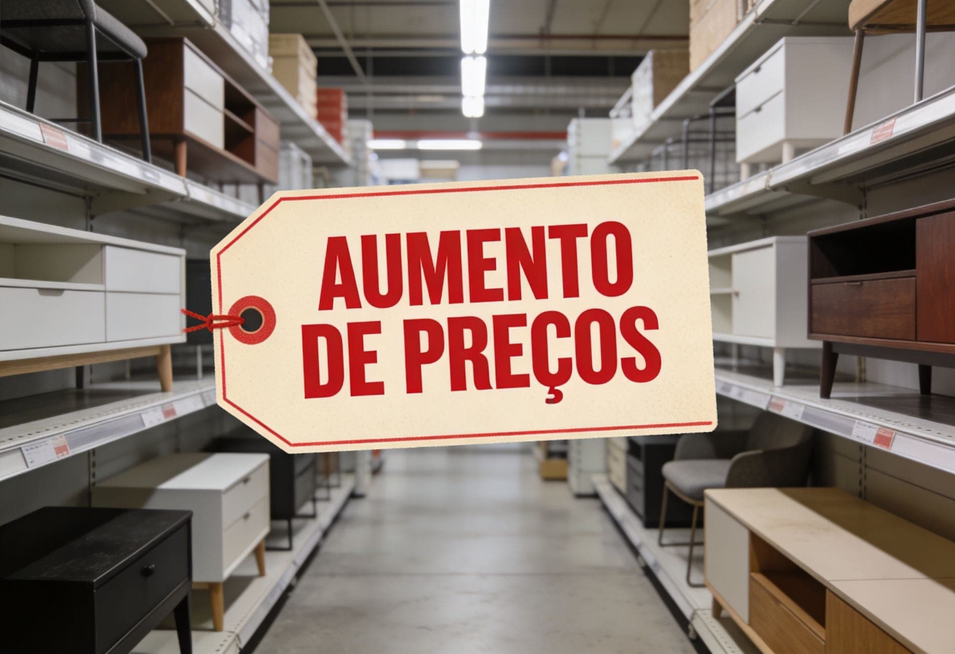 Preços de móveis na indústria sobem 1,9% entre janeiro e abril deste ano